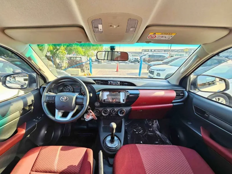 2026 Toyota Hilux SINGLE CABIN 2.4L 4 Cylinder DIESEL Engine M/T White Red Pickup Truck GCC