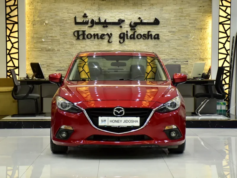 2015 Mazda 3 S Grade 2.5L 4-Cylinder Skyactiv-G Petrol Engine Red Beige GCC Specs