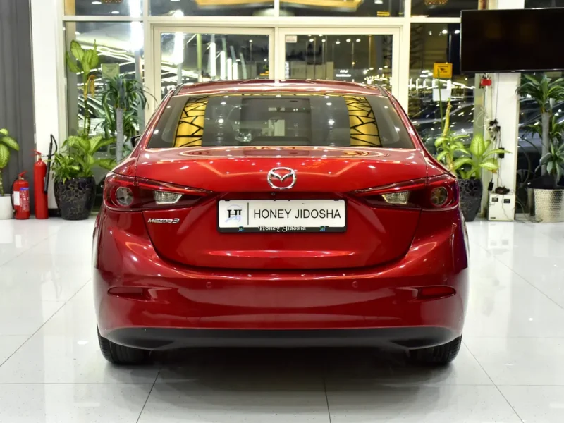 2015 Mazda 3 S Grade 2.5L 4-Cylinder Skyactiv-G Petrol Engine Red Beige GCC Specs