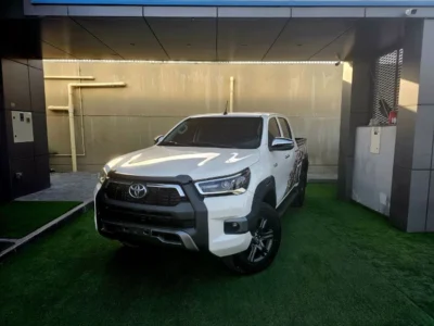2023 Toyota Hilux ADVENTURE 2.4 Litre 4 Cylinders Diesel Engine White Black Pickup Truck GCC