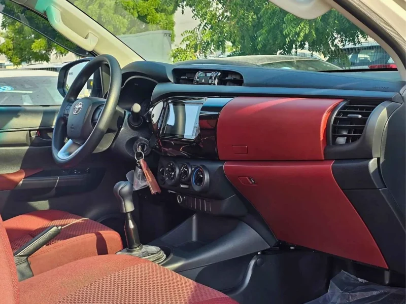 2026 Toyota Hilux SINGLE CABIN 2.4L 4 Cylinder DIESEL Engine M/T White Red Pickup Truck GCC