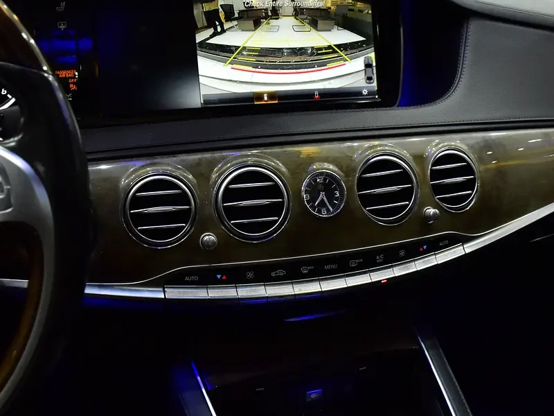 2016 Mercedes-Benz S 550 4.7 Litres Twin-Turbo V8 Petrol Engine Silver Black Sedan American Specs