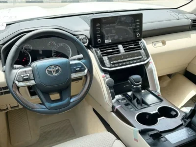 2024 Toyota Land Cruiser GXR 4.0 Litres Petrol V6 Engine White Beige SUV GCC Specs