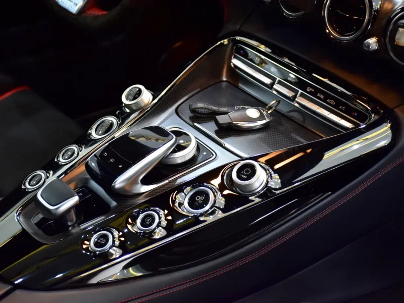 2016 Mercedes-Benz AMG GT S 4.0-liter Twin-Turbocharged V8 Engine Grey Black Sports Car