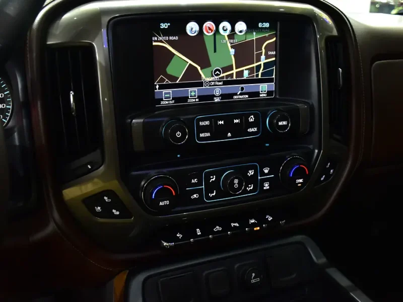 2017 Chevrolet Silverado 1500 High Country 5.3L EcoTec3 V8 Engine Black Brown Pickup Truck