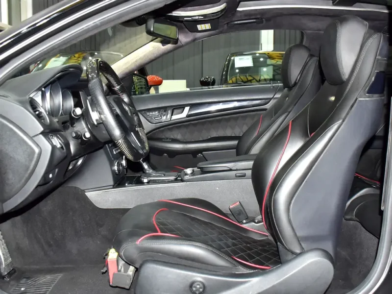 2013 Mercedes-Benz C-Class C63 AMG 6.3 Litres V8 Petrol Engine Black Coupe GCC Specs