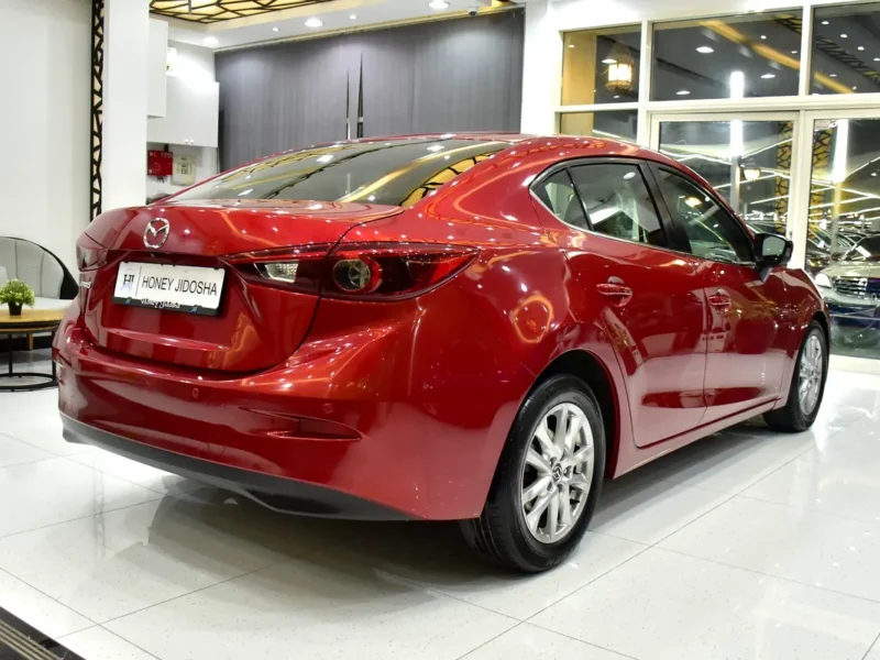 2015 Mazda 3 S Grade 2.5L 4-Cylinder Skyactiv-G Petrol Engine Red Beige GCC Specs