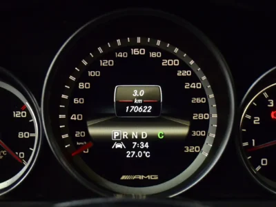 2013 Mercedes-Benz C-Class C63 AMG 6.3 Litres V8 Petrol Engine Black Coupe GCC Specs