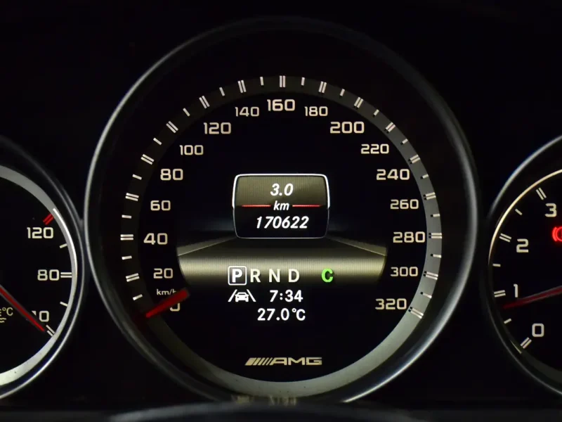 2013 Mercedes-Benz C-Class C63 AMG 6.3 Litres V8 Petrol Engine Black Coupe GCC Specs