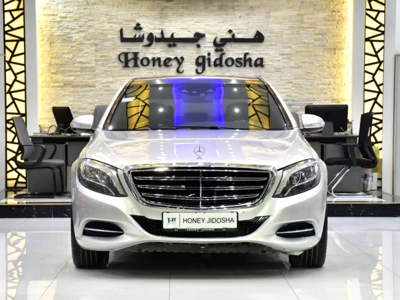 2016 Mercedes-Benz S 550 4.7 Litres Twin-Turbo V8 Petrol Engine Silver Black Sedan American Specs