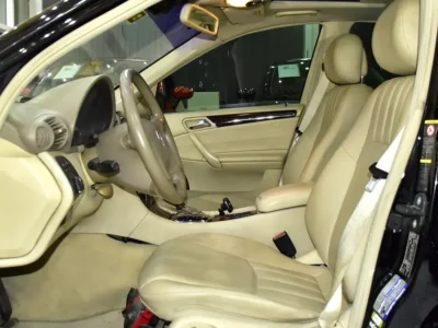 2007 Mercedes-Benz C-Class C180 Kompressor 1.8L Supercharged 4-Cylinder Petrol Black Beige Sedan