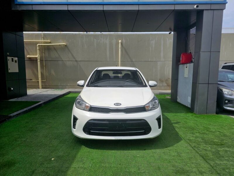 2021 Kia Pegas EX 1.4 Litres V4 Petrol Engine White Grey Sedan GCC Specs SINGLE OWNER