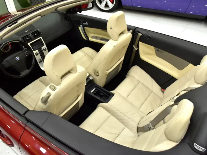 2011 Volvo C-Class T5 Prestige 2.5-liter Turbocharged inline-five Engine Red Beige Convertible GCC