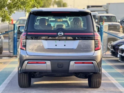 2026 Nissan Patrol SE PLATINUM 3.8-liter V6 Petrol Engine Grey Tan SUV GCC Specs