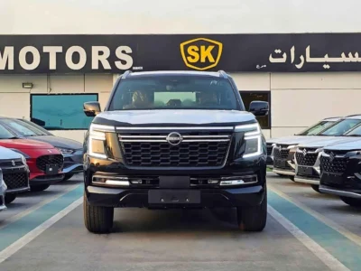2026 Nissan Patrol SE PLATINUM 3.8-liter V6 Petrol Engine Black Brown SUV GCC Specs