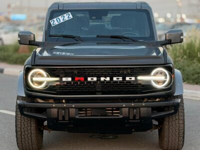 2022 Ford Bronco Wildtrak 2.3L EcoBoost Turbocharged 4-cylinder Petrol Engine Grey SUV 4x4