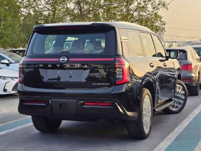 2026 Nissan Patrol LE PLATINUM 3.5 V6 TWIN TURBO PETROL Engine Black Tan SUV GCC