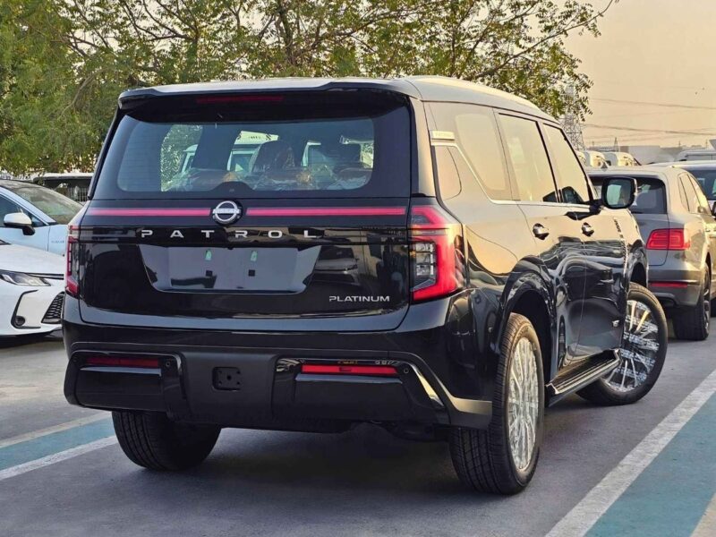 2026 Nissan Patrol LE PLATINUM 3.5 V6 TWIN TURBO PETROL Engine Black Tan SUV GCC
