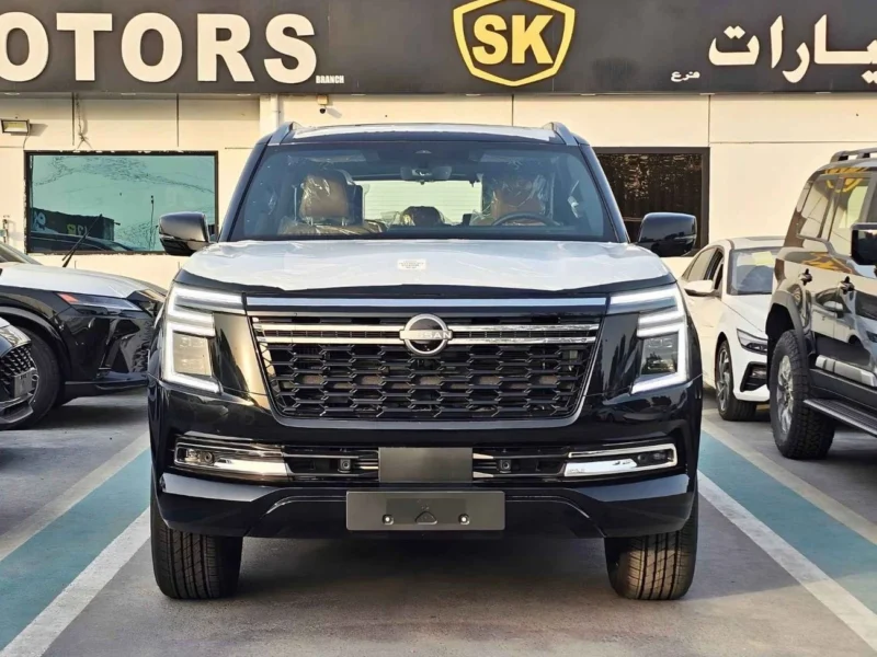 2026 Nissan Patrol LE PLATINUM 3.5 V6 TWIN TURBO PETROL Engine Black Tan SUV GCC