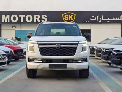 2026 Nissan Patrol SE PLATINUM 3.8-liter V6 Petrol Engine White Red SUV GCC Specs