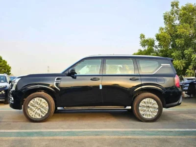 2026 Nissan Patrol SE PLATINUM 3.8-liter V6 Petrol Engine Black Brown SUV GCC Specs