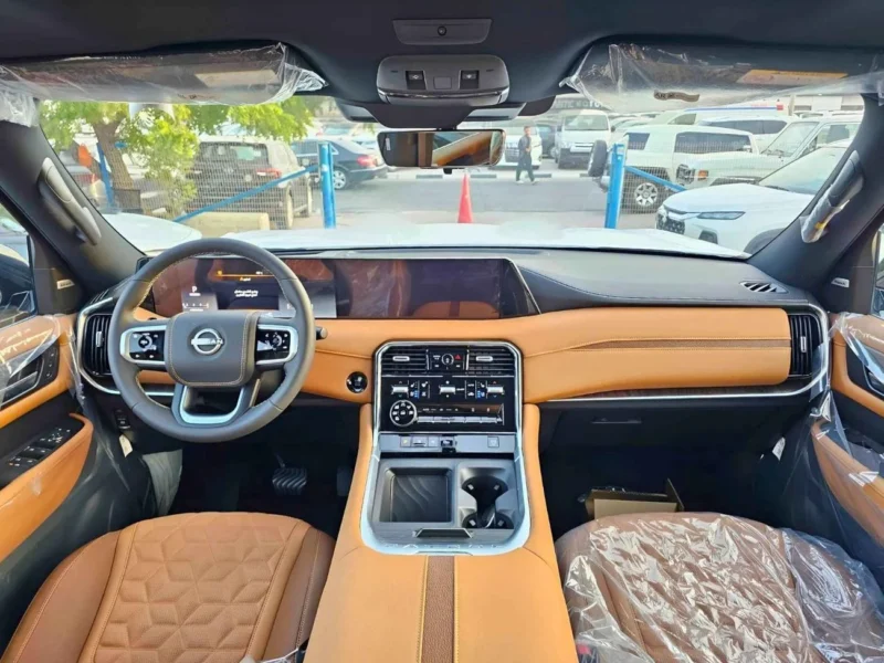 2026 Nissan Patrol SE PLATINUM 3.8-liter V6 Petrol Engine Black Brown SUV GCC Specs