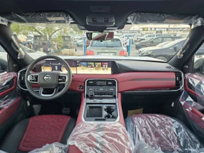 2026 Nissan Patrol SE PLATINUM 3.8-liter V6 Petrol Engine Green Red SUV GCC Specs