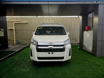 2024 Toyota Hiace GL PASSENGER 3.5 Litres V6 Petrol Engine MT White Grey Van GCC Specs