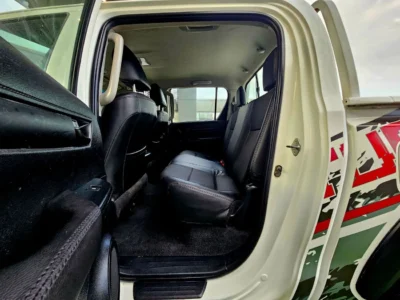 2019 Toyota Hilux ADVENTURE 2.7 Litres 4 Cylinders Petrol Engine White Black Pickup Truck