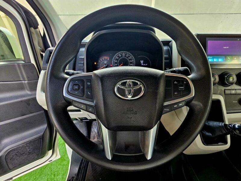 2024 Toyota Hiace GL PASSENGER 3.5 Litres V6 Petrol Engine MT White Grey Van GCC Specs