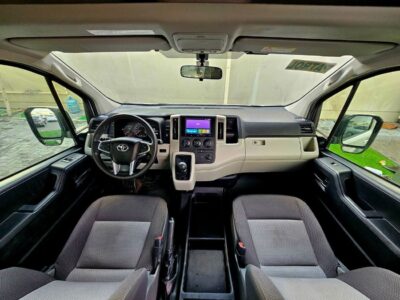 2024 Toyota Hiace GL PASSENGER 3.5 Litres V6 Petrol Engine MT White Grey Van GCC Specs