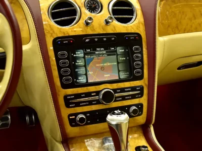 2007 Bentley Flying Spur 6.0-liter Twin-turbocharged W12 Engine Orange Beige Sedan