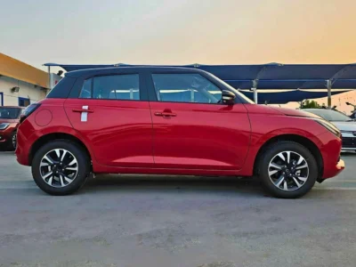 2025 Suzuki Swift GLX DUAL TONE 1.2L V4 PETROL Engine Red Black Hatchback GCC