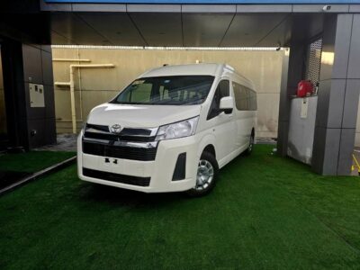 2024 Toyota Hiace GL PASSENGER 3.5 Litres V6 Petrol Engine MT White Grey Van GCC Specs
