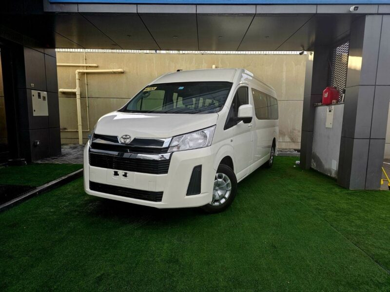 2024 Toyota Hiace GL PASSENGER 3.5 Litres V6 Petrol Engine MT White Grey Van GCC Specs