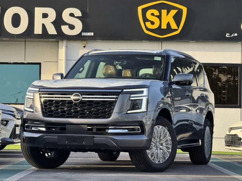 2026 Nissan Patrol SE PLATINUM 3.8-liter V6 Petrol Engine Grey Tan SUV GCC Specs