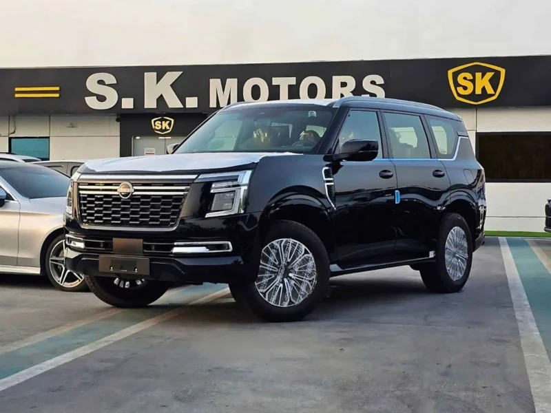 2026 Nissan Patrol SE PLATINUM 3.8-liter V6 Petrol Engine Black Brown SUV GCC Specs
