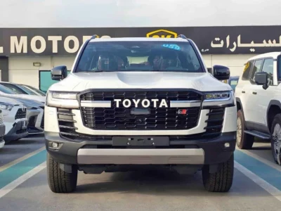 2025 Toyota Land Cruiser GR SPORT 3.5 Litres PETROL V6 Engine White Red SUV GCC