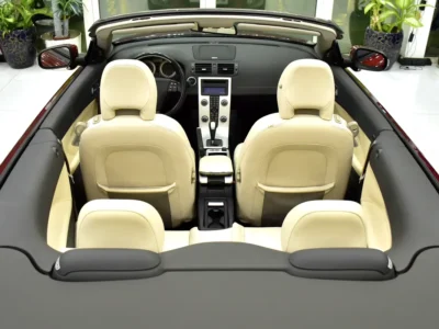 2011 Volvo C-Class T5 Prestige 2.5-liter Turbocharged inline-five Engine Red Beige Convertible GCC