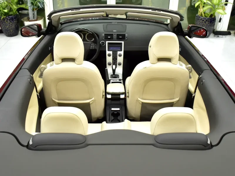2011 Volvo C-Class T5 Prestige 2.5-liter Turbocharged inline-five Engine Red Beige Convertible GCC