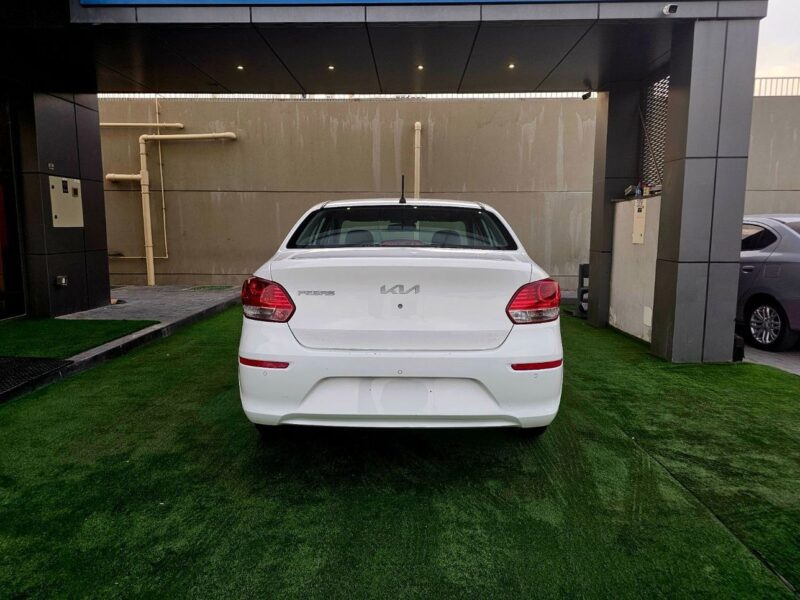 2023 Kia Pegas EX 1.4 Litres V4 Petrol Engine White Grey Sedan GCC Specs LADY DRIVEN