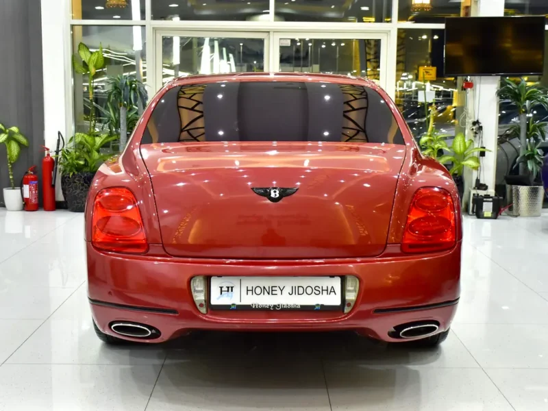 2007 Bentley Flying Spur 6.0-liter Twin-turbocharged W12 Engine Orange Beige Sedan