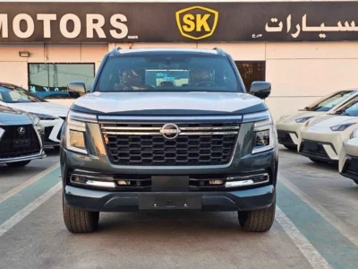 2026 Nissan Patrol SE PLATINUM 3.8-liter V6 Petrol Engine Green Red SUV GCC Specs