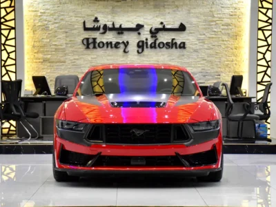 2025 Ford Mustang Dark Horse 5.0-liter Coyote V8 Petrol Engine Red Black Coupe GCC Specs