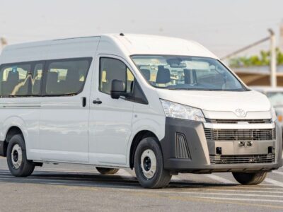 2026 Toyota Hiace High Roof 2.8L 4-Cylinder Turbo Diesel Engine White Grey Van RWD GCC
