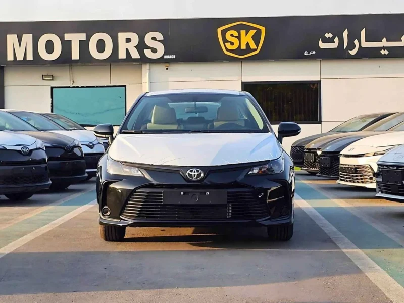 2025 Toyota Corolla XLI 1.6 Litres V4 PETROL Engine Black Beige Sedan GCC Specs