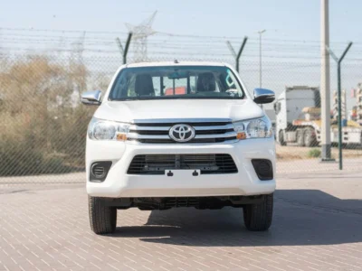 2026 Toyota Hilux DLX 2.4 Litres 4 Cylinders Diesel Engine AT White Red Pickup Truck GCC