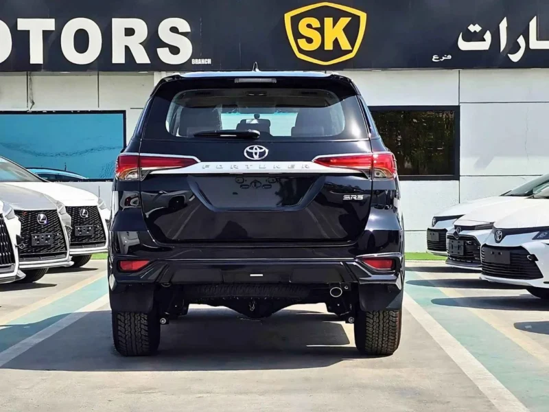 2025 Toyota Fortuner SR5 2.7 Litres PETROL V4 Engine Black Tan SUV GCC Specs