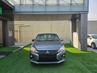 2021 Mitsubishi Attrage 1.2 Litres 3 Cylinders Petrol Engine Silver Beige Sedan GCC Specs