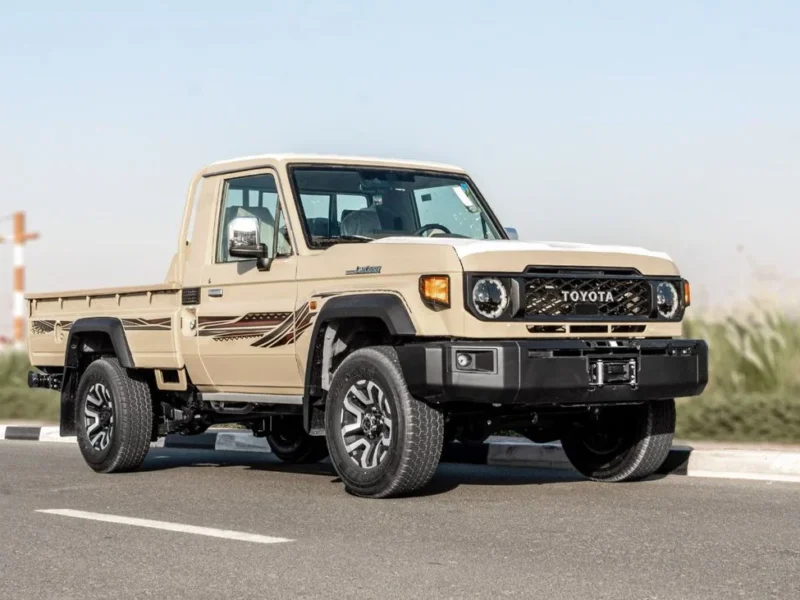 2026 Toyota Land Cruiser LC79 4.0L V6 Petrol Engine Full Option Beige Brown Pickup Truck GCC